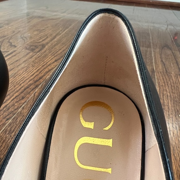 Gucci Black Zumi Leather Pumps Mid-heel. Size 8 (EU38) - Picture 12 of 16